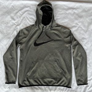 Nike Women's Grey & Black Dri-Fit Cozy Sweatshirt‎ Hoodie Size Medium